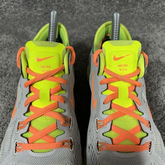Nike Free 5.0 TR Fit 4 629496-003 Women’s Sz 7.5 Gray Neon Yellow Running Shoes - Picture 4 of 12